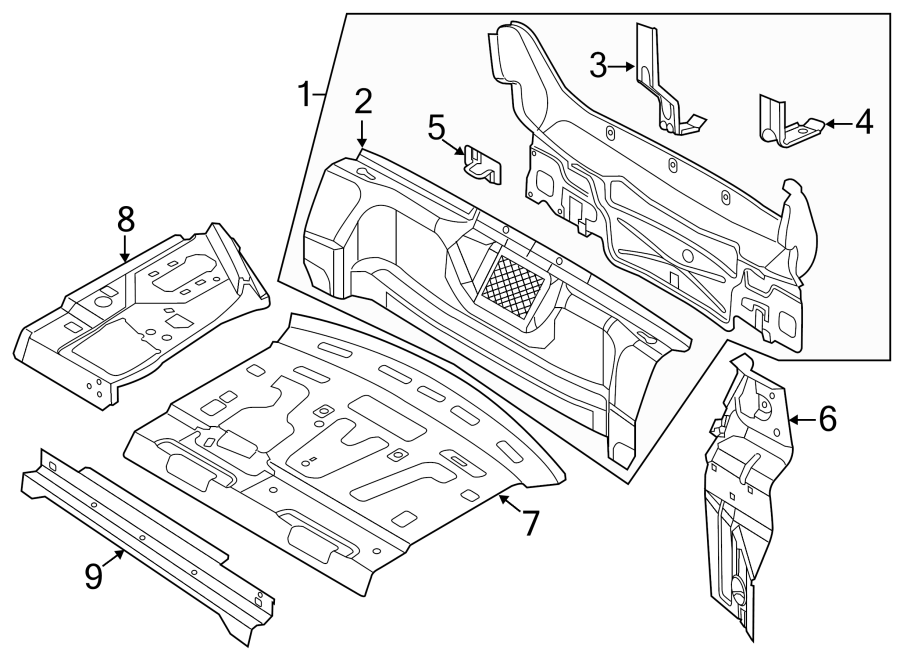 Panel body. 5c6 813 301. 5c6 813 745. Задняя панель Jetta 6. 5c6813511a.